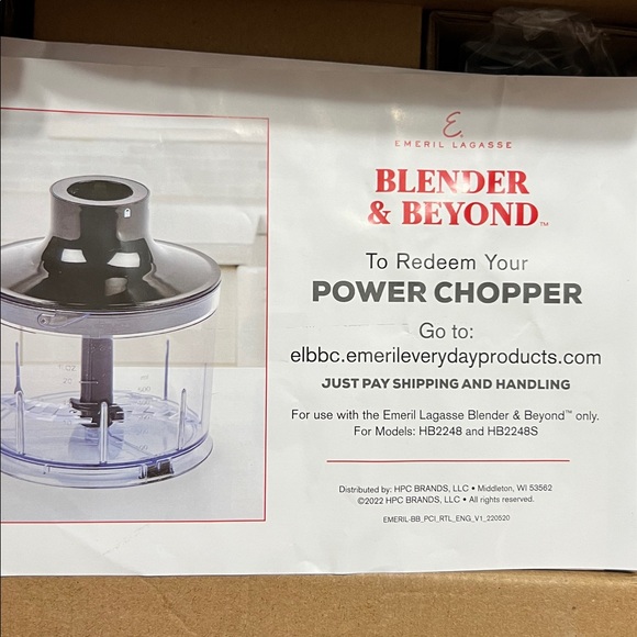 Emeril Lagasse Blender & Beyond Cordless Immersion Blender - Black - Picture 9 of 9